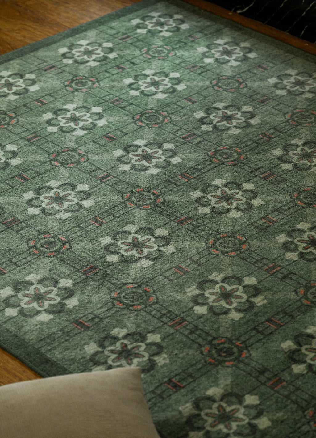 Katnam Geometric Botanical Rug
