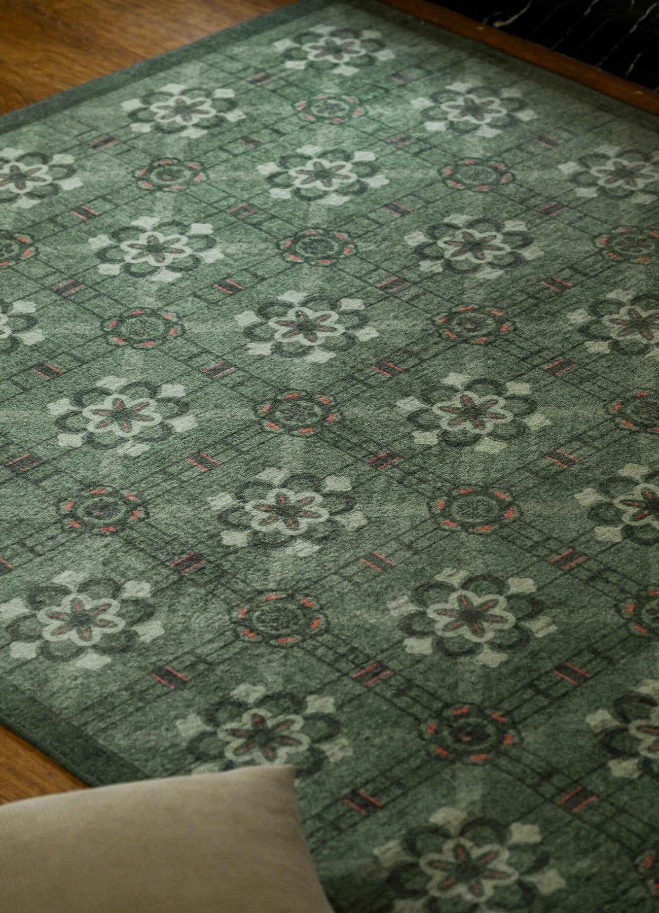 Katnam Geometric Botanical Rug
