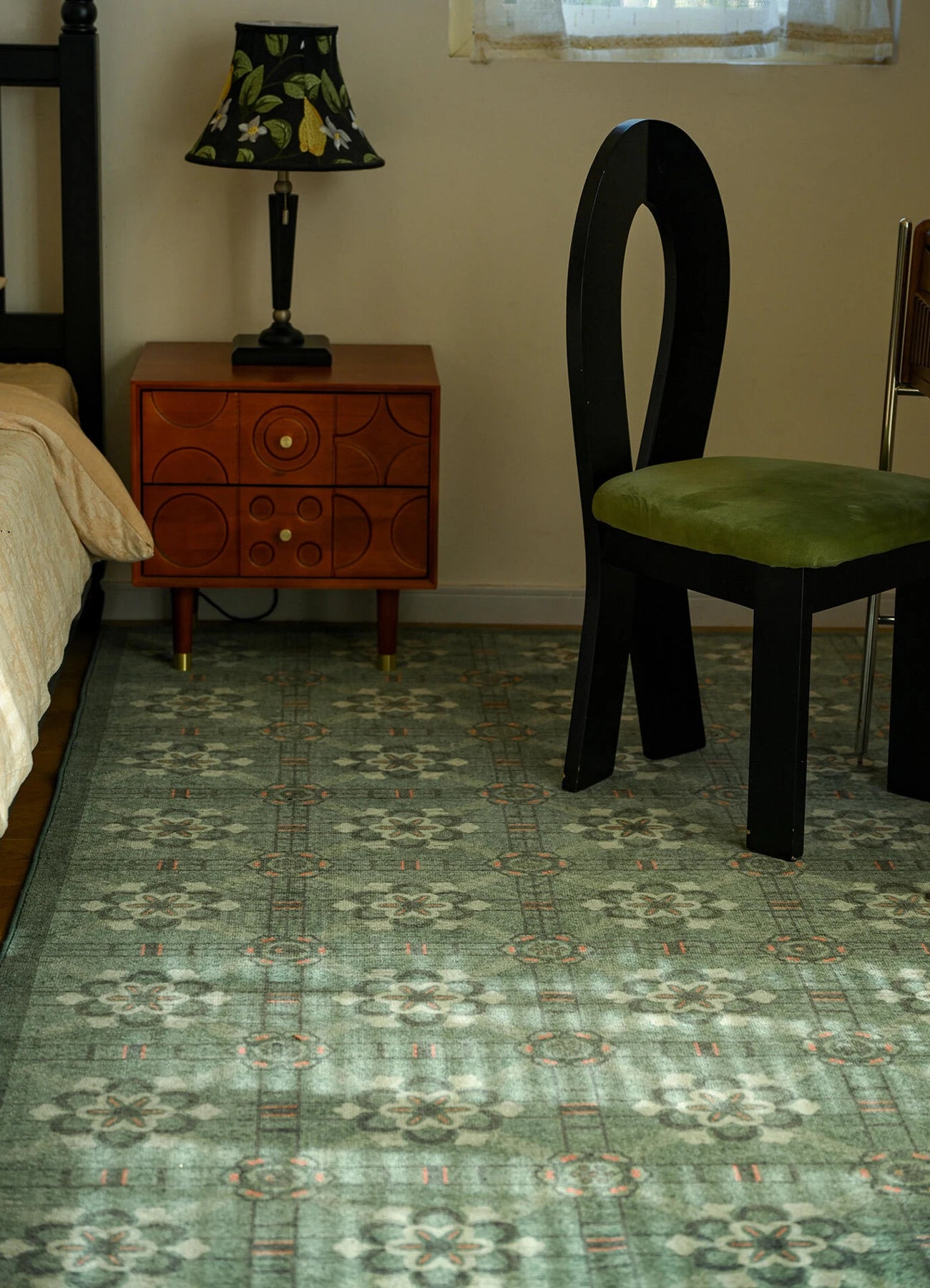 Katnam Geometric Botanical Rug