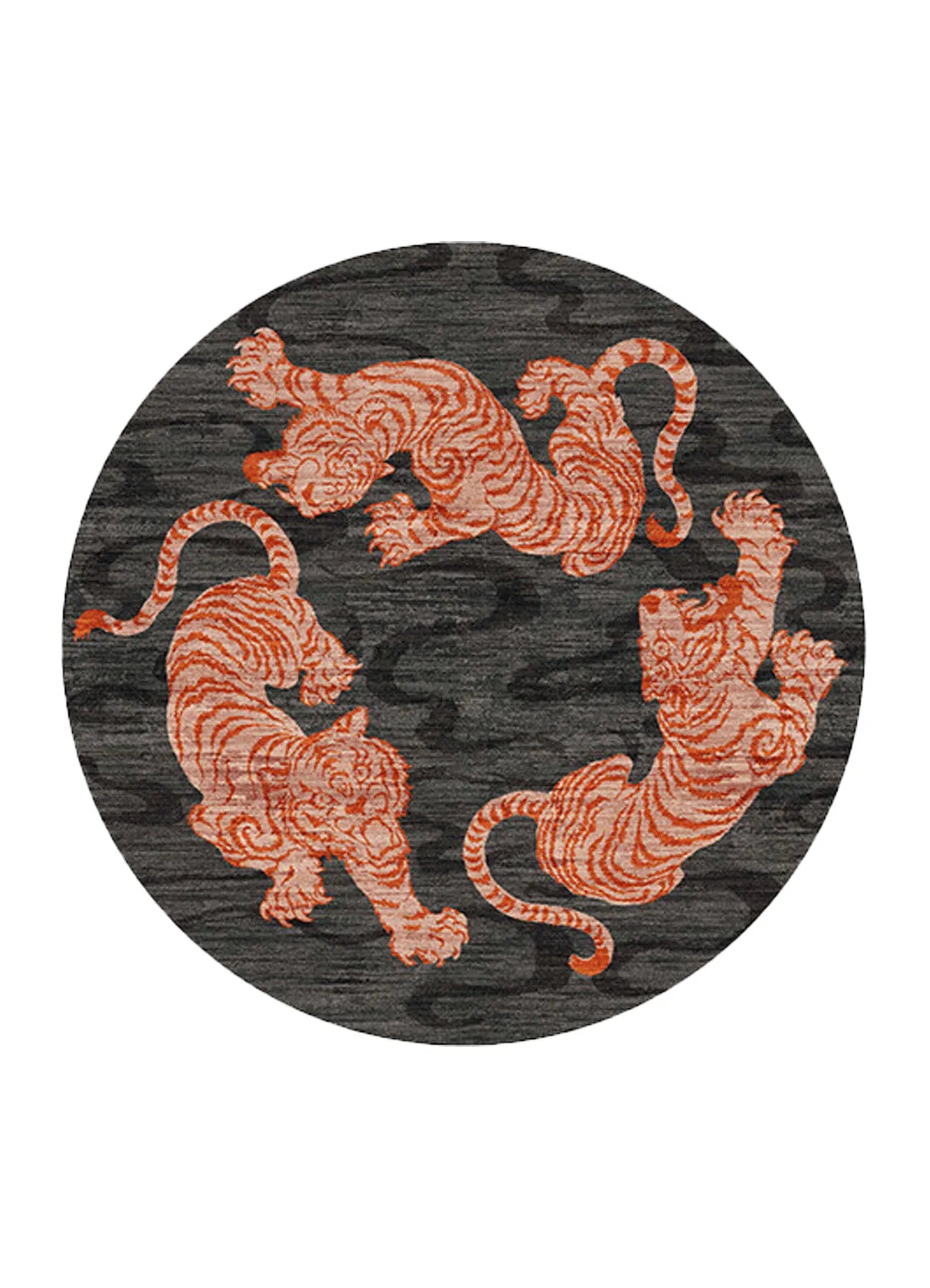 Tiger Heritage Round Rug