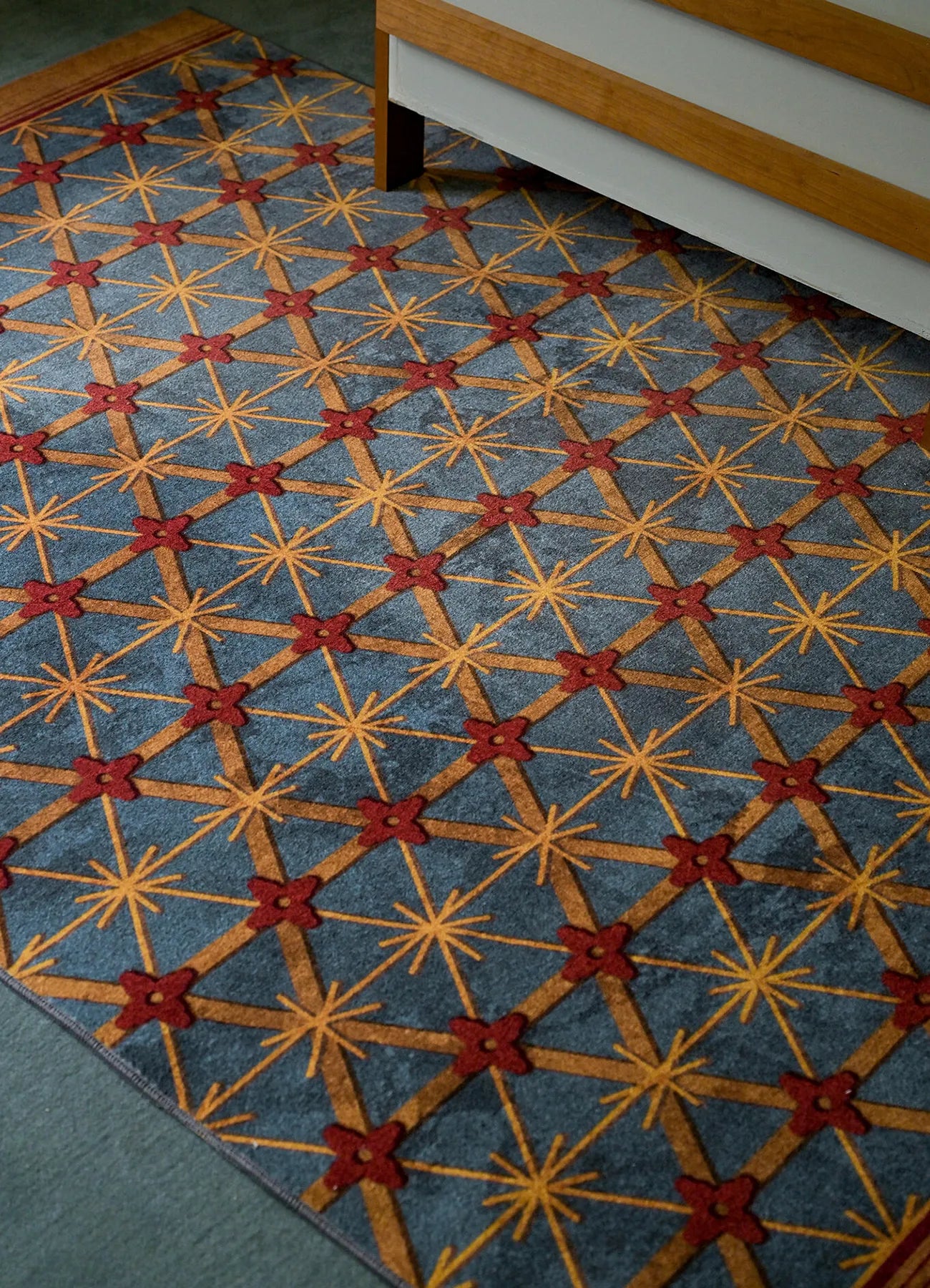 Nottigner Geometric Bamboo Rug