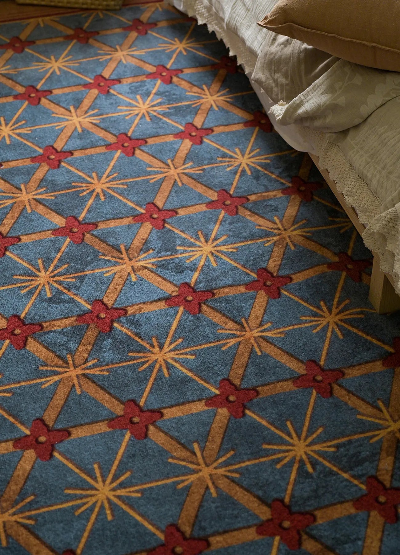 Nottigner Geometric Bamboo Rug