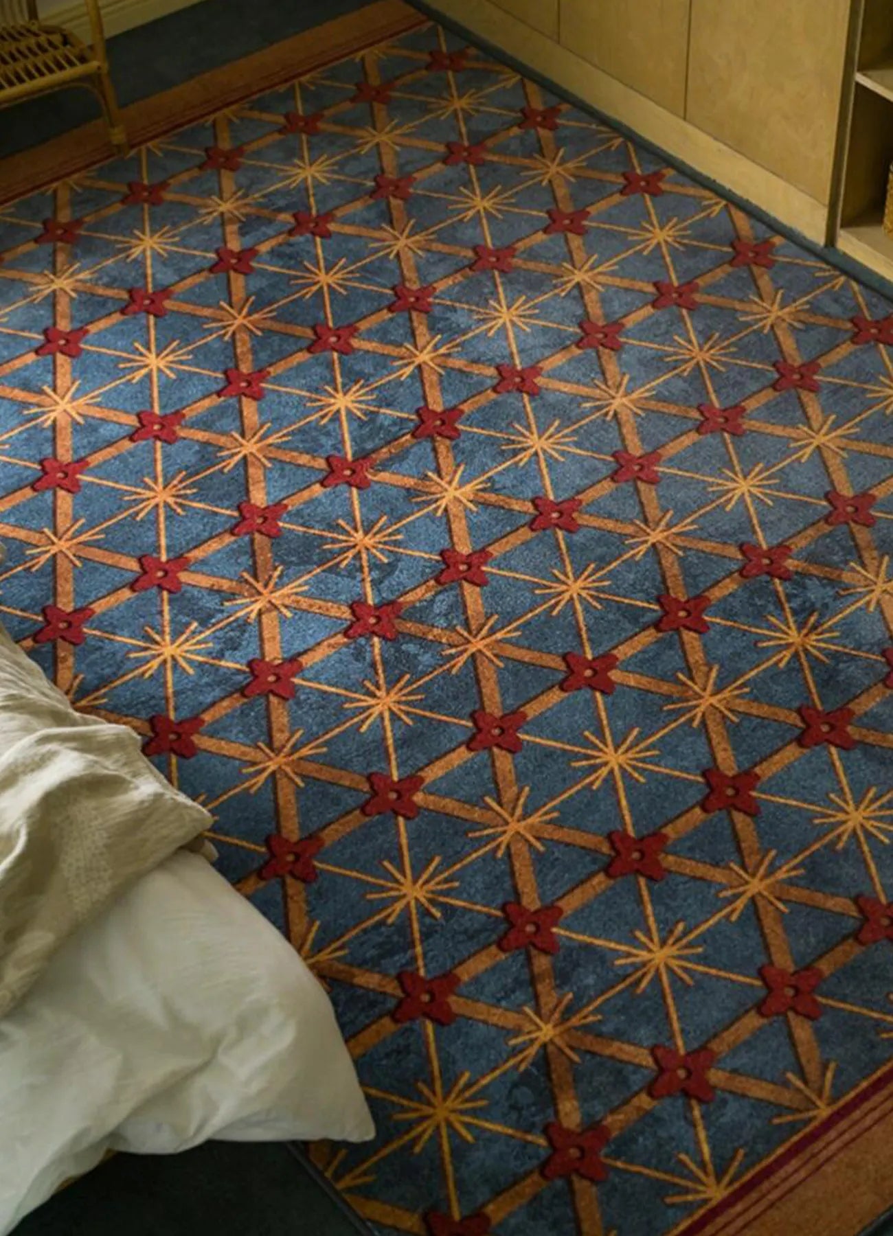 Nottigner Geometric Bamboo Rug