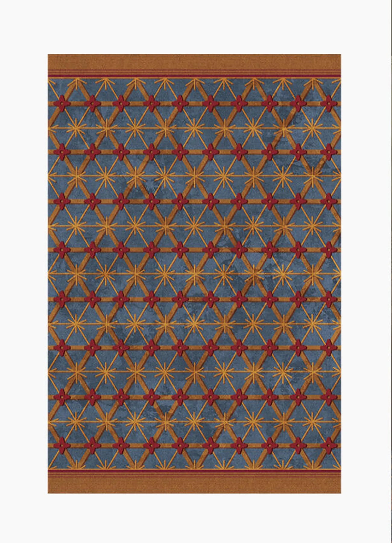 Nottigner Geometric Bamboo Rug